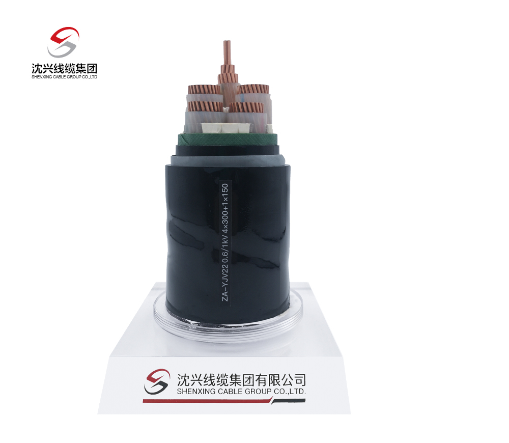 ZC-YJLV22 HV aluminum XLPE insulated PVC sheathed steel tape armored power cable