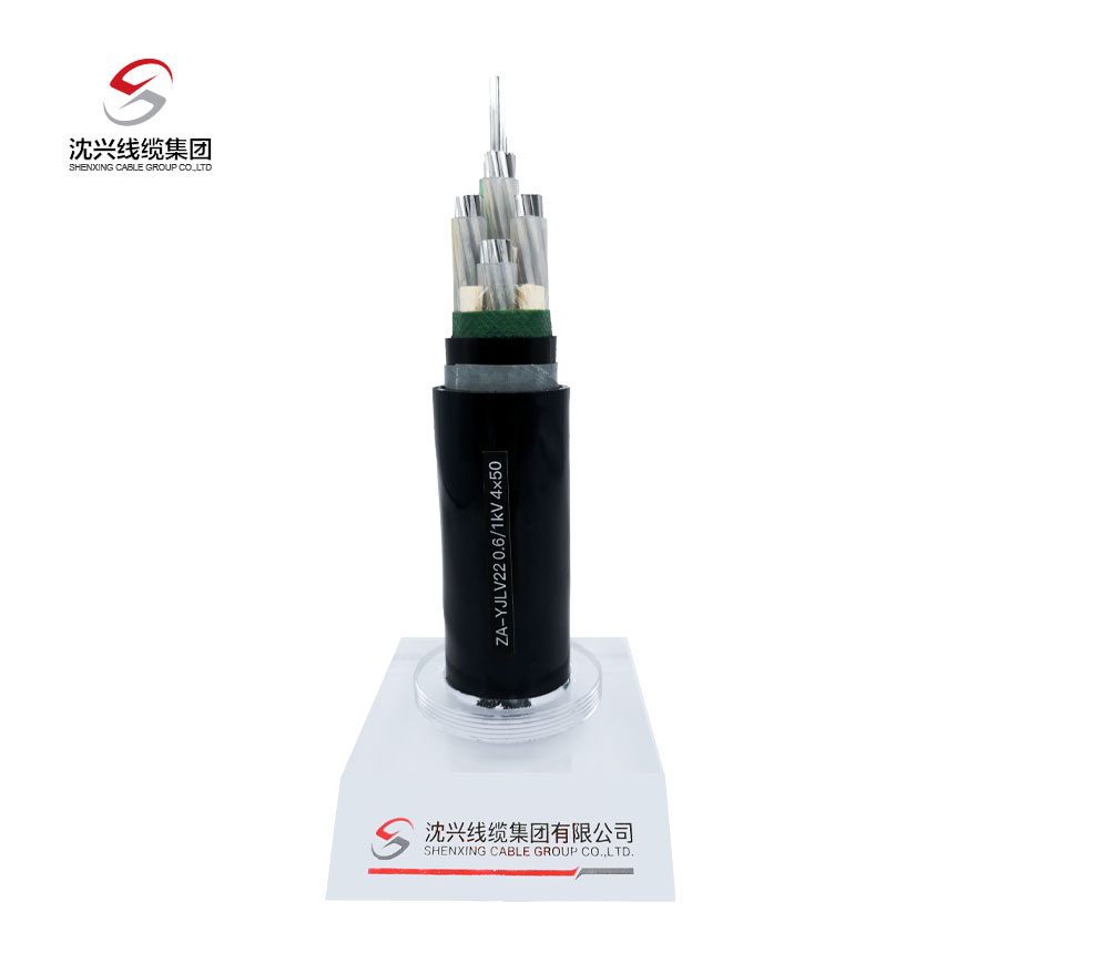 ZC-YJLV22 HV aluminum XLPE insulated PVC sheathed steel tape armored power cable